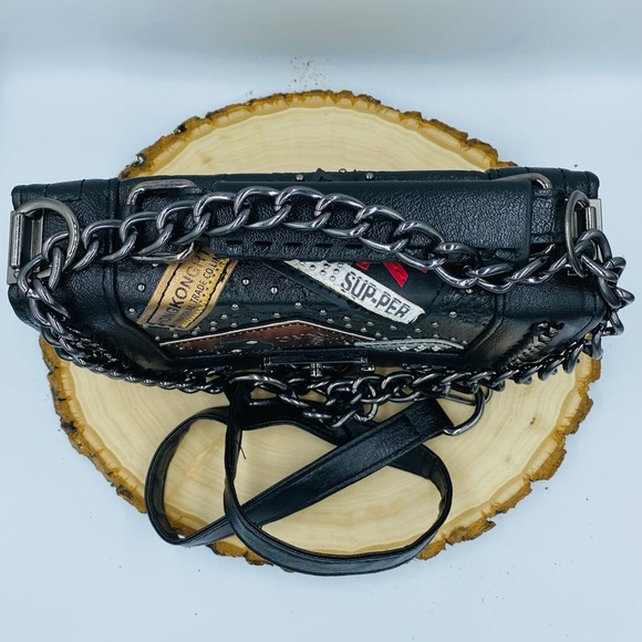 NWT ladies medal shoulder bag black - Picture 6 of 9